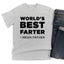 World's Best Farter I Mean Father - Dad T-Shirt for Men