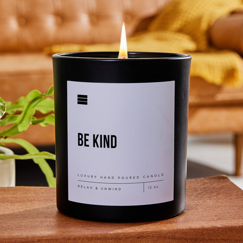 Be Kind - Black Luxury Candle 62 Hours