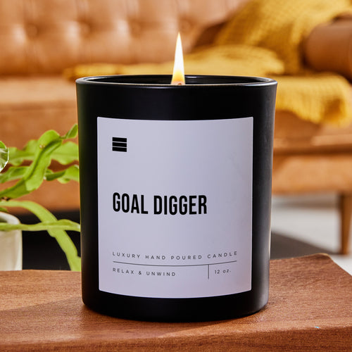 Goal Digger - Black Luxury Candle 62 Hours