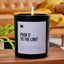 Push It to the Limit - Black Luxury Candle 62 Hours