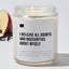 I Release All Doubts And Insecurities About Myself - Luxury Candle Jar 35 Hours