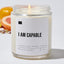 I Am Capable - Luxury Candle Jar 35 Hours