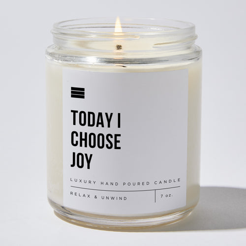 Today I Choose Joy - Luxury Candle Jar 35 Hours