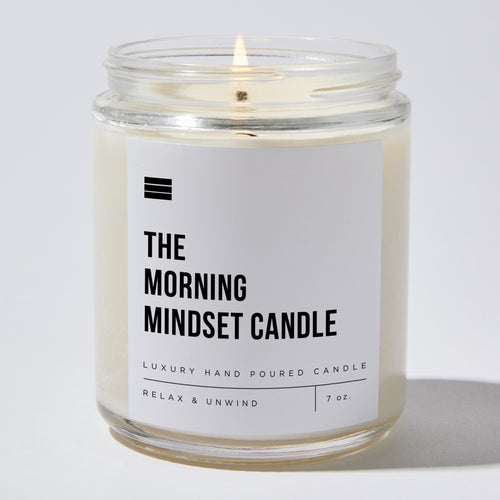 The Morning Mindset Candle - Luxury Candle Jar 35 Hours