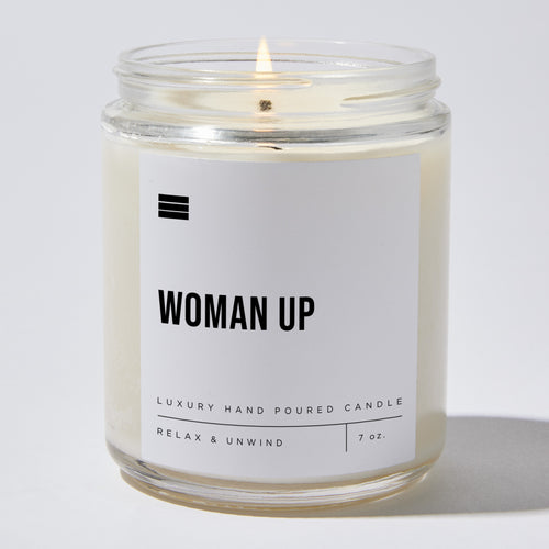 Woman Up - Luxury Candle Jar 35 Hours