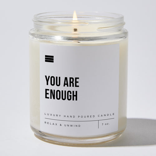 You Are Enough - Luxury Candle Jar 35 Hours