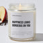 Happiness Looks Gorgeous On You - Motivational Luxury Candle