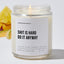 Shit Is Hard Do It Anyway - Motivational Luxury Candle