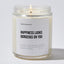 Candles - Happiness Looks Gorgeous On You - Motivational - Coffee & Motivation Co.