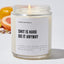 Shit Is Hard Do It Anyway - Motivational Luxury Candle