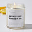 Happiness Looks Gorgeous On You - Motivational Luxury Candle