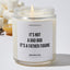 It's Not A Dad Bod It's A Father Figure - Father's Day Luxury Candle